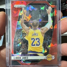 2024-25 Panini Prizm - LeBron James #130 Red Ice Prizm for sale