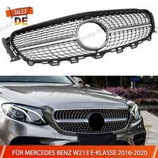 Diamant K&uuml;hlergrill Front Grill Silber f&uuml;r Mercedes W213 S213 A238 C238 16-20