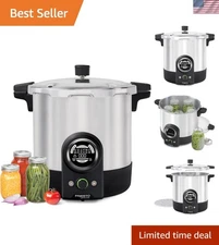 Sleek 23-Quart Digital Pressure Canner - Effortless Canning with Safety Features
