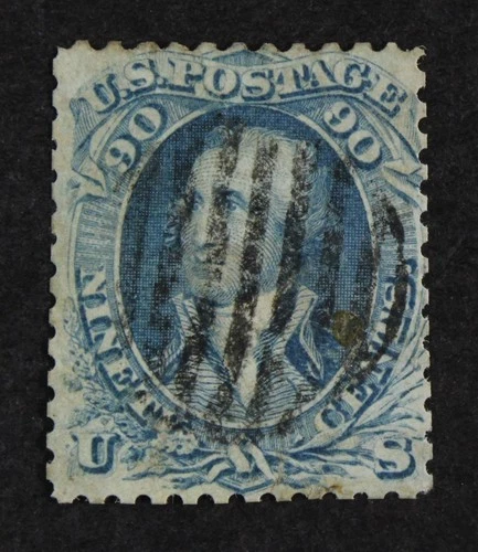 CKStamps: US Stamps Collection Scott#72 90c Washington Used Reperf