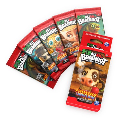Italian Brainrot TCG: Alpha Series Psychedelic Universe 5 Pack Booster Bundle