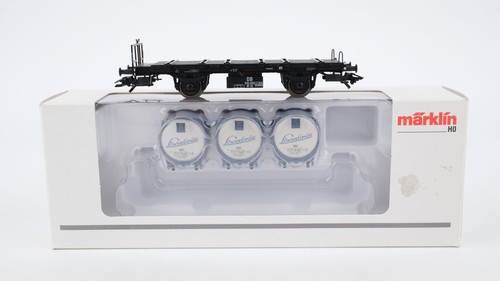 Märklin H0 00751-22 Behältertragwagen "Löwenbräu" DB | Zustand: Gebraucht