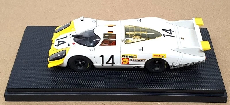 Ebbro escala 1/43 750 - Porsche 917 #14 Le Mans 1969 - blanco/amarillo Foto 4 de 4