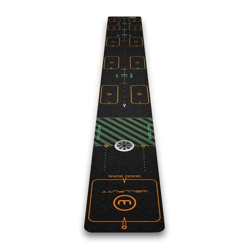 WELLPUTT - Golf Putting Training Mat - 10ft First