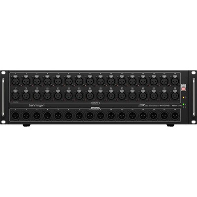 Behringer S32 I/O Box w/ 32 Remote Controllable MIDAS Preamps 16 Outputs