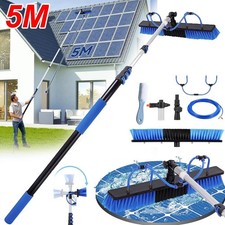 5M Window Cleaning Pole Water Fed Brush Roof Kit Extendable Telescopic Cleaning