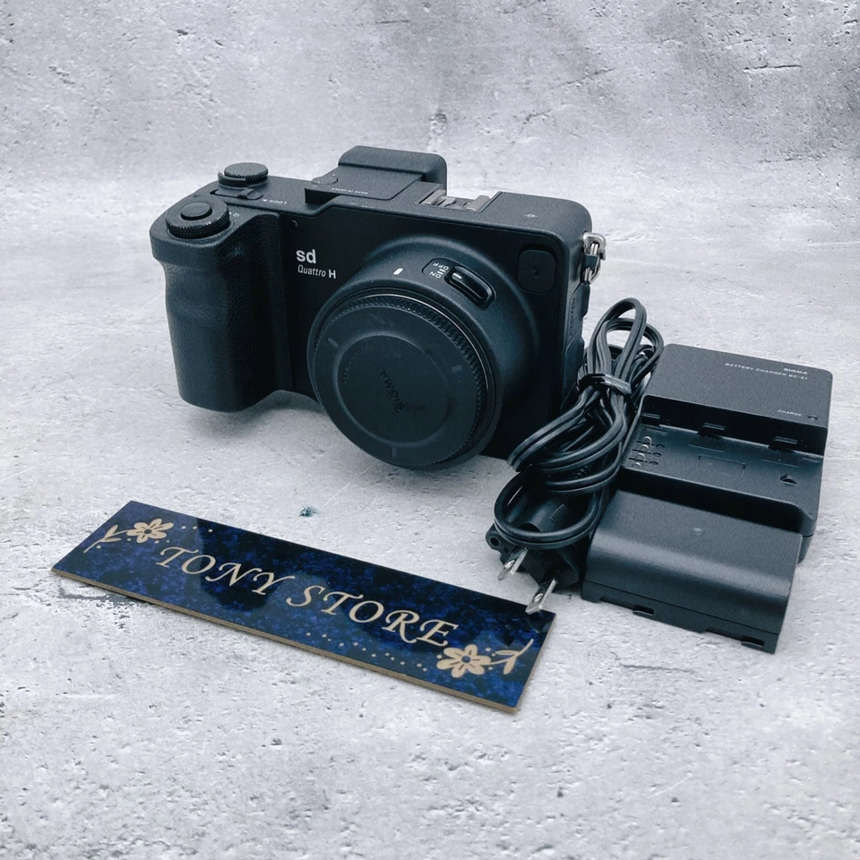 Sigma sd Quattro H 45.0MP Mirrorless Compact Digital Camera Black Tested japan - Image 2 of 4