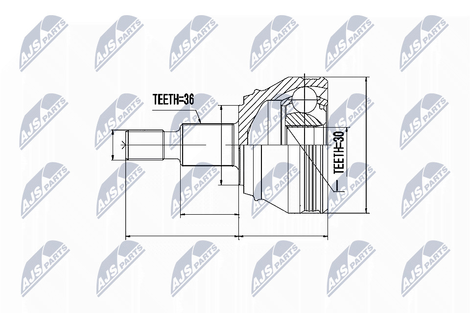 N.T.Y. NPZ-VW-005.NTY Joint Kit, drive shaft for AUDI,SEAT,SKODA,VW