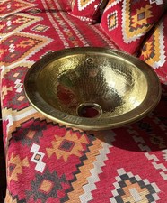 Moroccan Handmade Brass 300mm Hand Sink