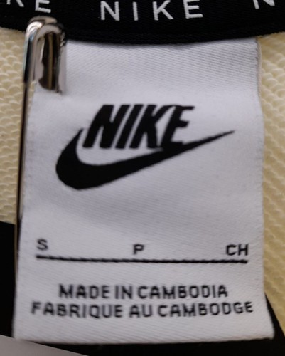Nike Girl's Terry Hi-Low Black Yellow Grey SZ S Dress - Picture 3 of 4