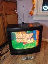 🔥1992 VTG 19" Zenith Sentry 2 Retro CRT Retro Gaming TV Fully Tested W/Remote