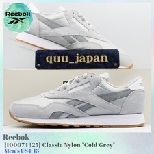 Reebok Classic Nylon Gris Frío 100074325 Hombre US4-13 NUEVO