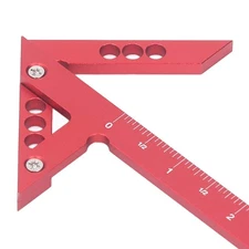Center Gauge 100mm 45° 90° Aluminum Alloy Line Ruler Measuring Scribing Tool