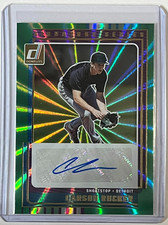 2025 Donruss Carson Rucker  Signature Series Green Laser Auto #SG-CRK
