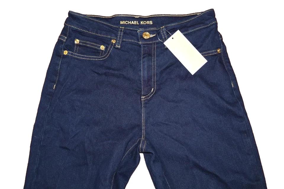 Pantalones de mezclilla ajustados súper elásticos cintura alta Michael Kors talla 4 MICHAEL Foto 3 de 4