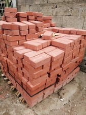  Vendo 15 metri di betonelle rosse nuove da esterni (10x20x6)