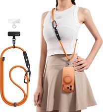 TORRAS Phone Lanyard with Hanging Loops, Adjustable Anti Theft Phone Strap Cross