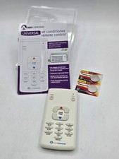 Any Command AC Universal Air Conditioner Remote Control - With 2 New Batteries 