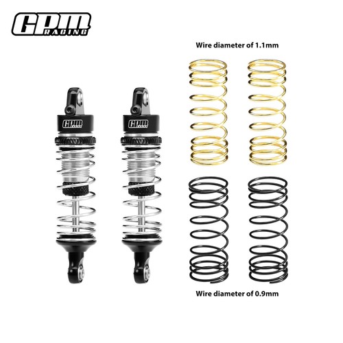 GPM 7075 Alu F/R Progressive Spring Shock ARRMA 1/18 Granite Typhon Mojave Grom - Picture 5 of 22