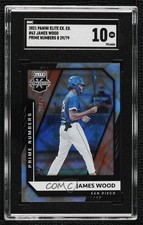 2021 Panini Elite Extra Edition Prime Numbers B /79 James Wood #62 SGC 10 GEM