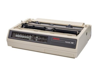 Used OKI Data 3410 Dot Matrix Printer MISSING PIECES