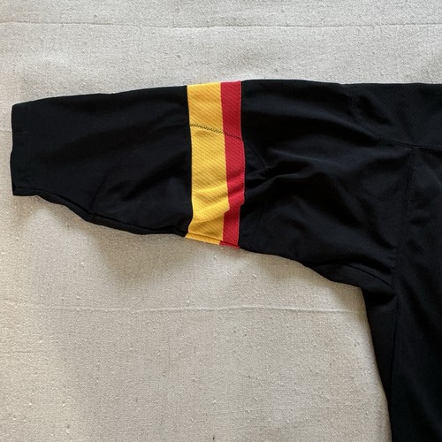 Vintage VANCOUVER CANUCKS Starter Jersey BLACK Medium NHL Stitched 90s Throwback - Picture 10 of 13
