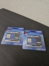 Genuine Brother P-Touch TZE-211 1/4" Black on White Label Tape / Free Shipping.