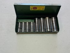 Vintage S-k Tools 8 Pc 38 Drive 6 Point Deep Socket Set 38 Thru 1316 Usa