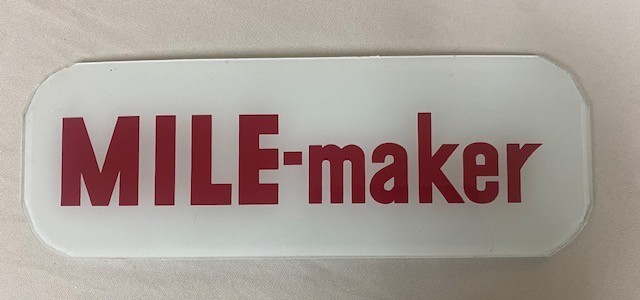 Vintage 1950"s Marathon Mile Maker Glass Gas Pump Gas Station Adv