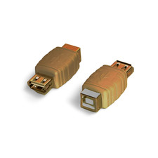 USB Gender Changer Type A Female to Type B Female Adapter - Beige