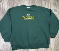 Green Bay Packers 1996 NFC Champion Sweatshirt Lee Sport USA Made Size XL