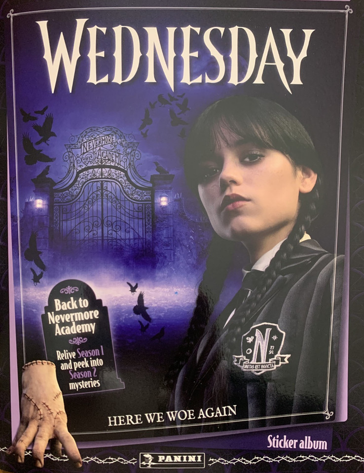 Panini Wednesday Sticker Collection 2 Here we woe again #1  & 180 P1 - P12 pick