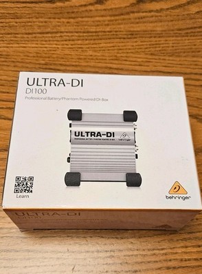 Behringer Ultra-DI 100 gebraucht mit Phantompower oder 9V