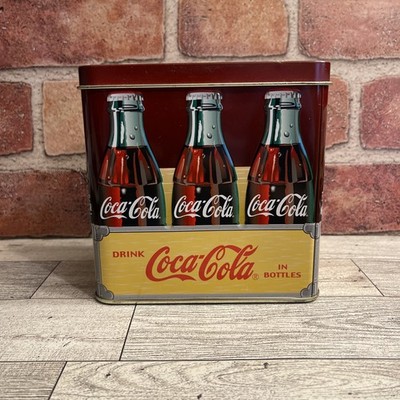 Coca-Cola Collectible Tin Can With Handle (Item# C1473 - Handy To Carry Home)