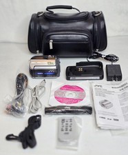 JVC Everio GZ-MG155U Hybrid 30GB HDD Camcorder Bundle - Dock  Remote - Tested