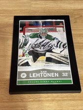 Dallas Stars Autographed Photo Kari Lehtonen #32. No COA
