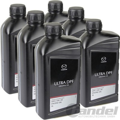 6x1L ORIGINAL OE MAZDA ÖL ULTRA DPF 5W30 passend für MAZDA DIESELMOTOREN