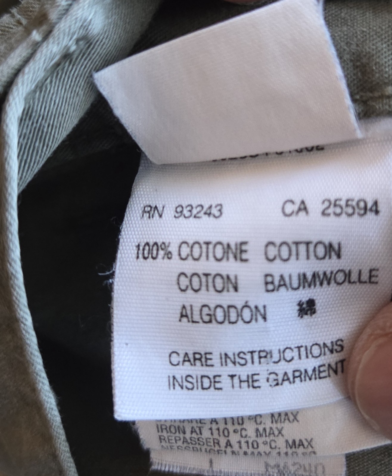 Diesel Cargo Pants Mod. Python Olive Green Mens S… - image 7