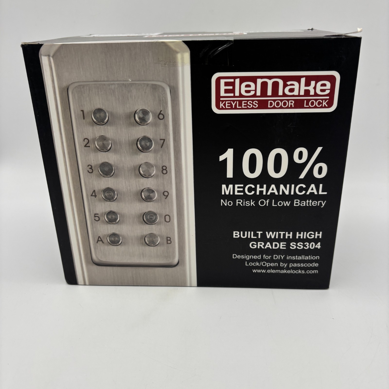 EleMake Keyless Door Lock AX-MKS001R Mechanical