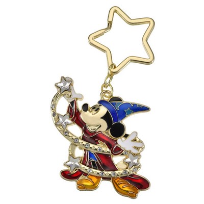 Japan Disney Store Mickey Mouse Keychain FANTASIA 85TH Anniversary【US STOCK】
