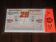 Slixx NASCAR 9429 29 Diamond Ridge Steve Grissom Chevy Waterslide Decals 1/24