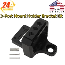 For MAC AEM Boost Controller Solenoid Valve Mount Holder Bracket Kit 3 Port