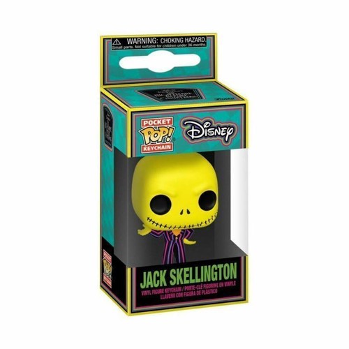 FUNKO POP ! KEYCHAIN - THE NIGHTMARE BEFORE CHRISTMAS (JACK SKELLINGTON) FIGURE - Foto 3 di 3