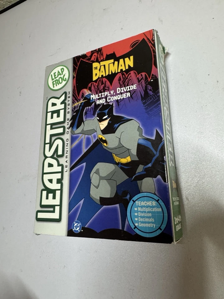 Leapster Batman Multiply Divide and Conquer 3rd 4th grade Math - Image 4 of 4