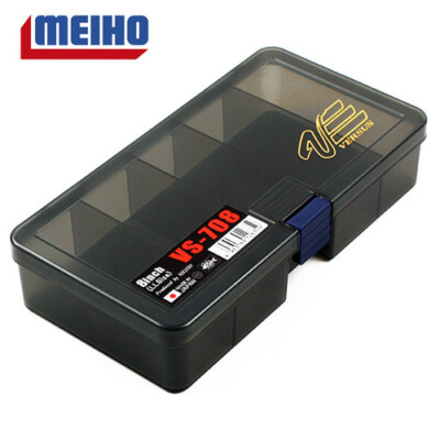 Meiho Versus VS-708 ( 214 x 118 x 45 mm ) Black - Fishing Lures Tackle Box