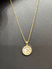 Sagittarius Zodiac Sign Astrology Horoscope Round Circle Pendant Necklace