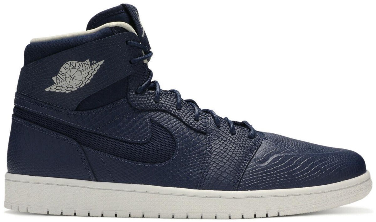 NIKE☆AIR JORDAN 1☆PREM★SNAKE SKIN★26cm Jordan 1 Nouveau High Navy Snake for Sale | Authenticity