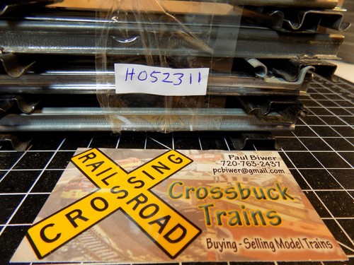 O Lionel 8 pieces O-gauge hi-rail straight track w/pins (H052311) - Picture 7 of 7