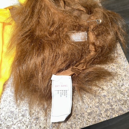 Rubies Disney Lion King Simba Dog Costume Pet Outfit shirt with attached tail XL - Picture 5 of 6
