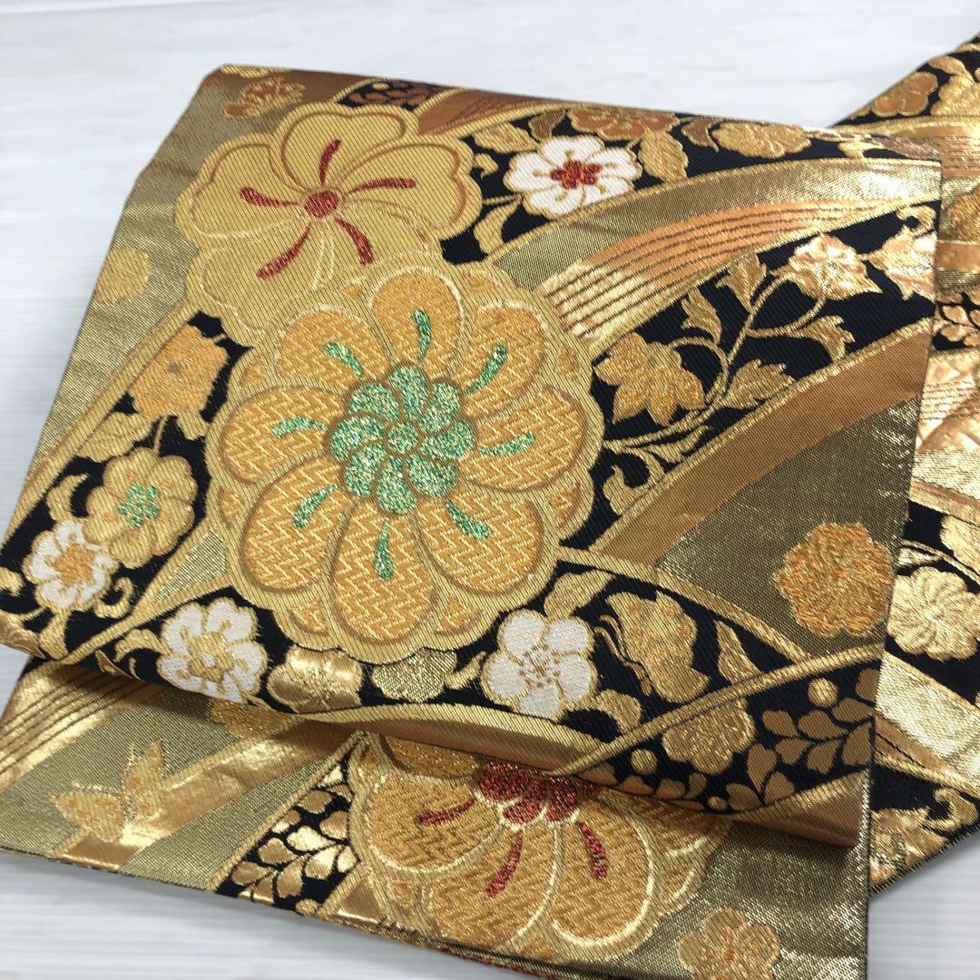 JAPANESE KIMONO FUKURO OBI PURE SILK VINTAGE ANTIQUE Z5228 | eBay
